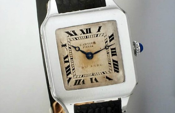 First ever wristwatch for men by Cartier